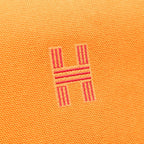 Hermes Bride-a-Brac Case, Large Model Canvas Orange Feu SHW