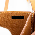 Hermes Perspective Cavaliere 21 Bag Togo/Vache Hunter Gold/Fauve SHW