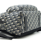 DIOR RIDER BACKPACK BEIGE AND BLACK DIOR OBLIQUE JACQUARD