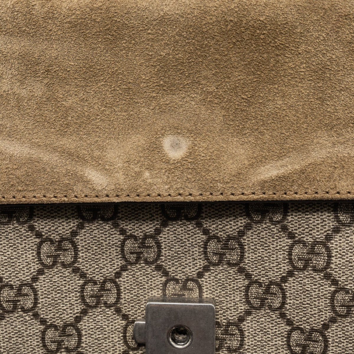 GUCCI DIONYSUS MINI BAG GG SUPREME CANVAS BEIGE SHW