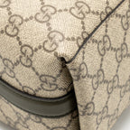 Gucci Small GG Emblem Bucket Bag GG Supreme Canvas/Leather Beige/Khaki LGHW