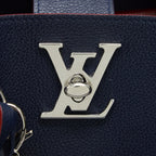 LOUIS VUITTON LOCKME BUCKET BAG NAVY/RED WITH AN EXTRA BAG CHARM SHW