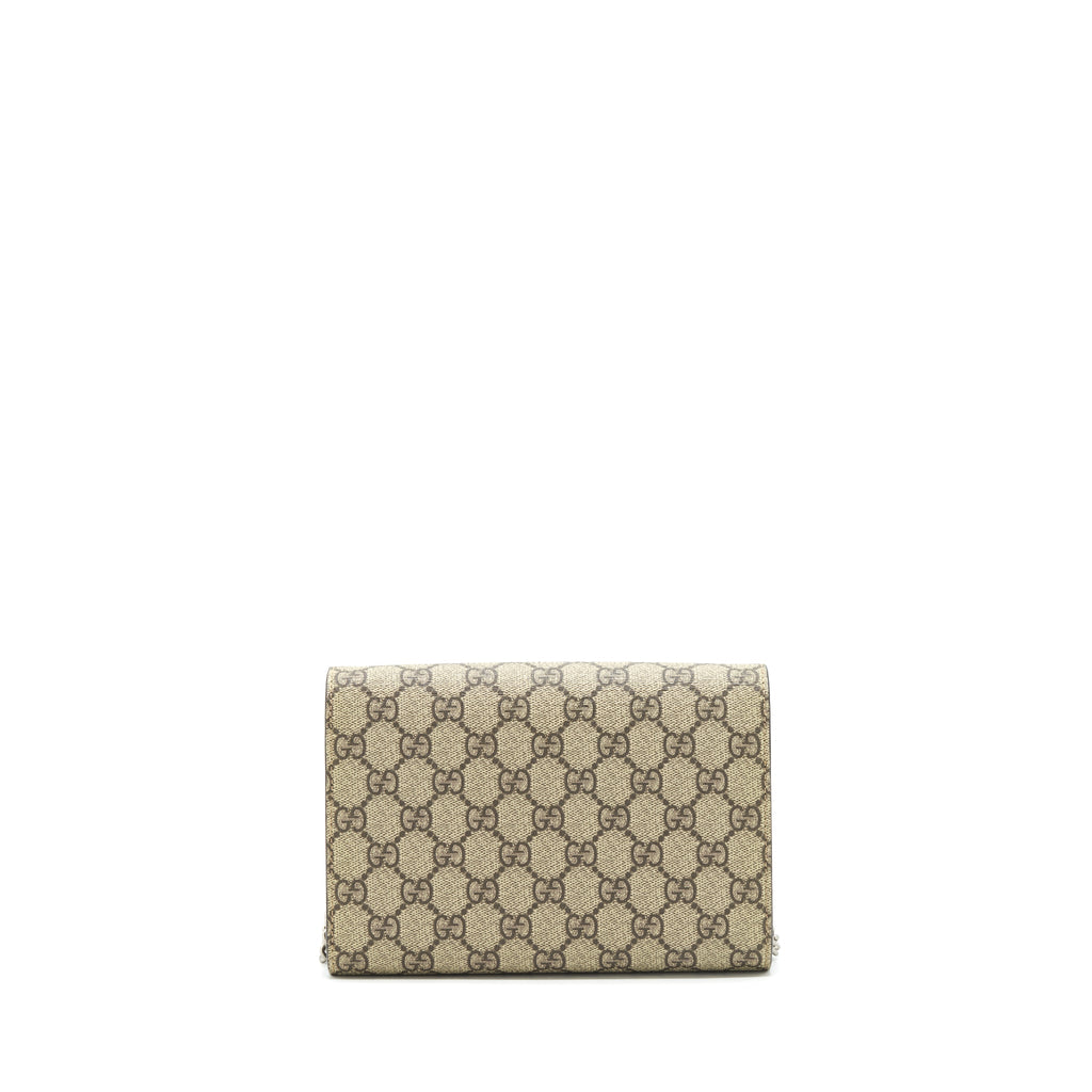 GUCCI DIONYSUS GG SUPREME CHAIN WALLET SHW