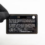 Chanel card holder croc-embossed calfskin gold metallic GHW