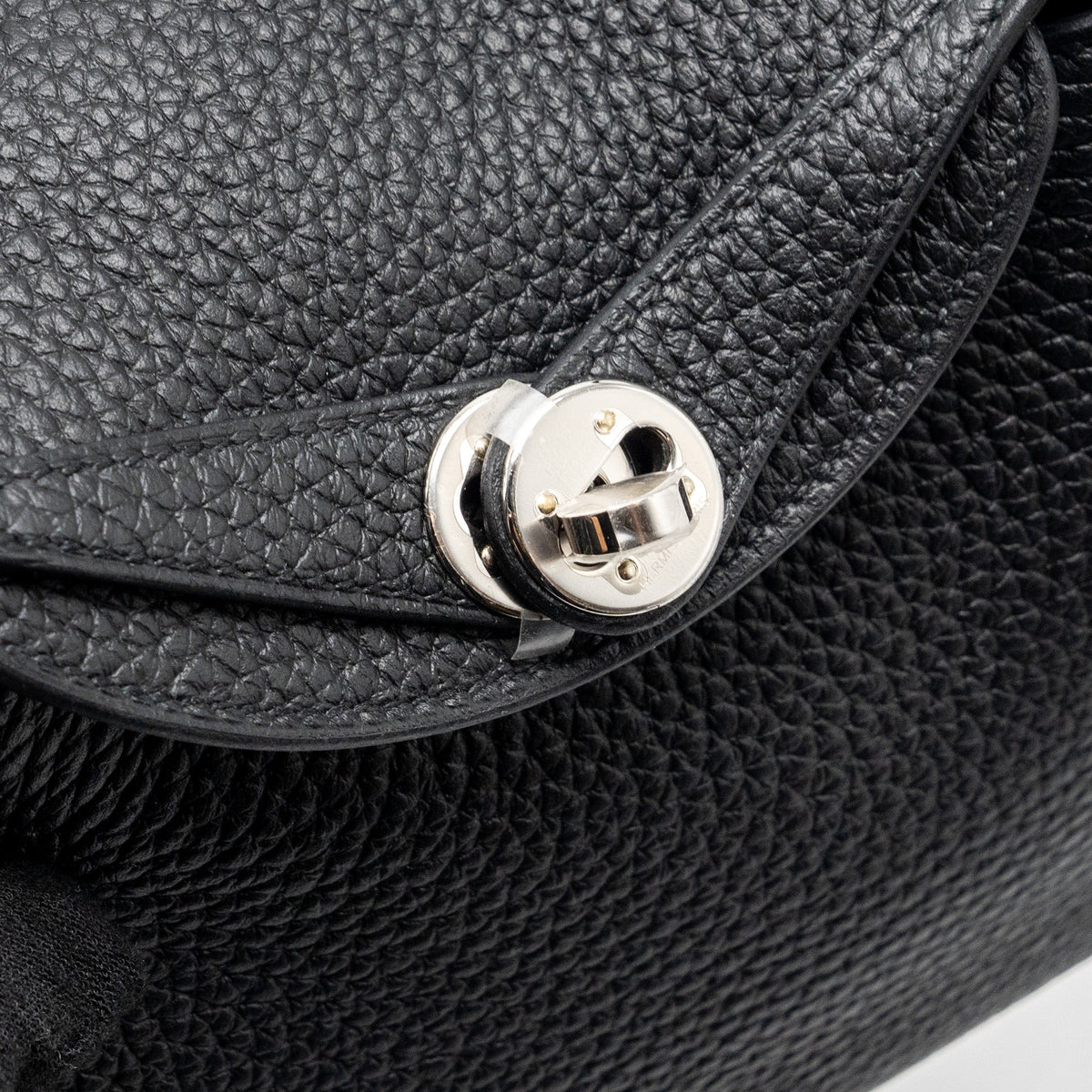 HERMES MINI LINDY CLEMENCE BLACK SHW