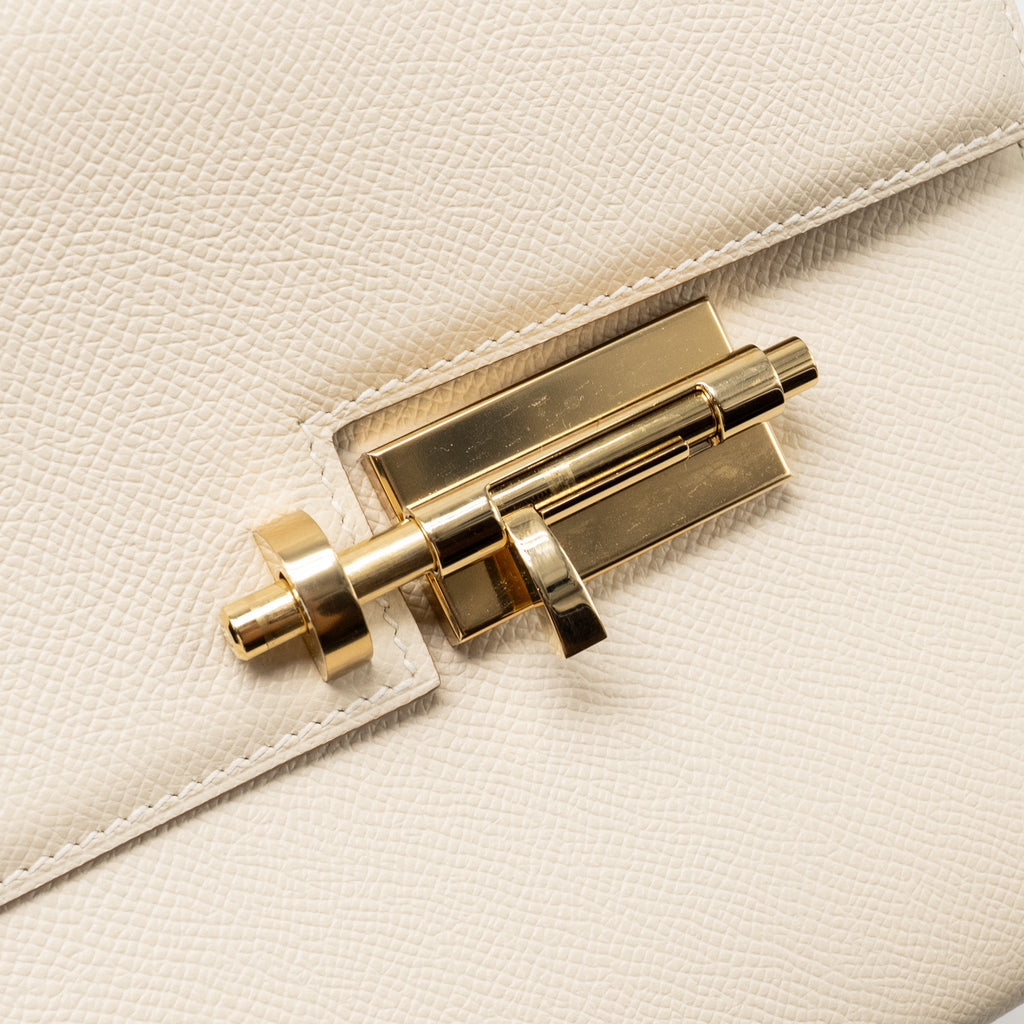 Hermes Verrou 23 Epsom Craie LGHW