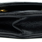 CHANEL CLASSIC WALLET ON CHAIN CAVIAR BLACK GHW (MICROCHIP)