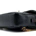 CHANEL QUILTED FLAP BACKPACK CAVIAR BLACK GHW (MICROCHIP)