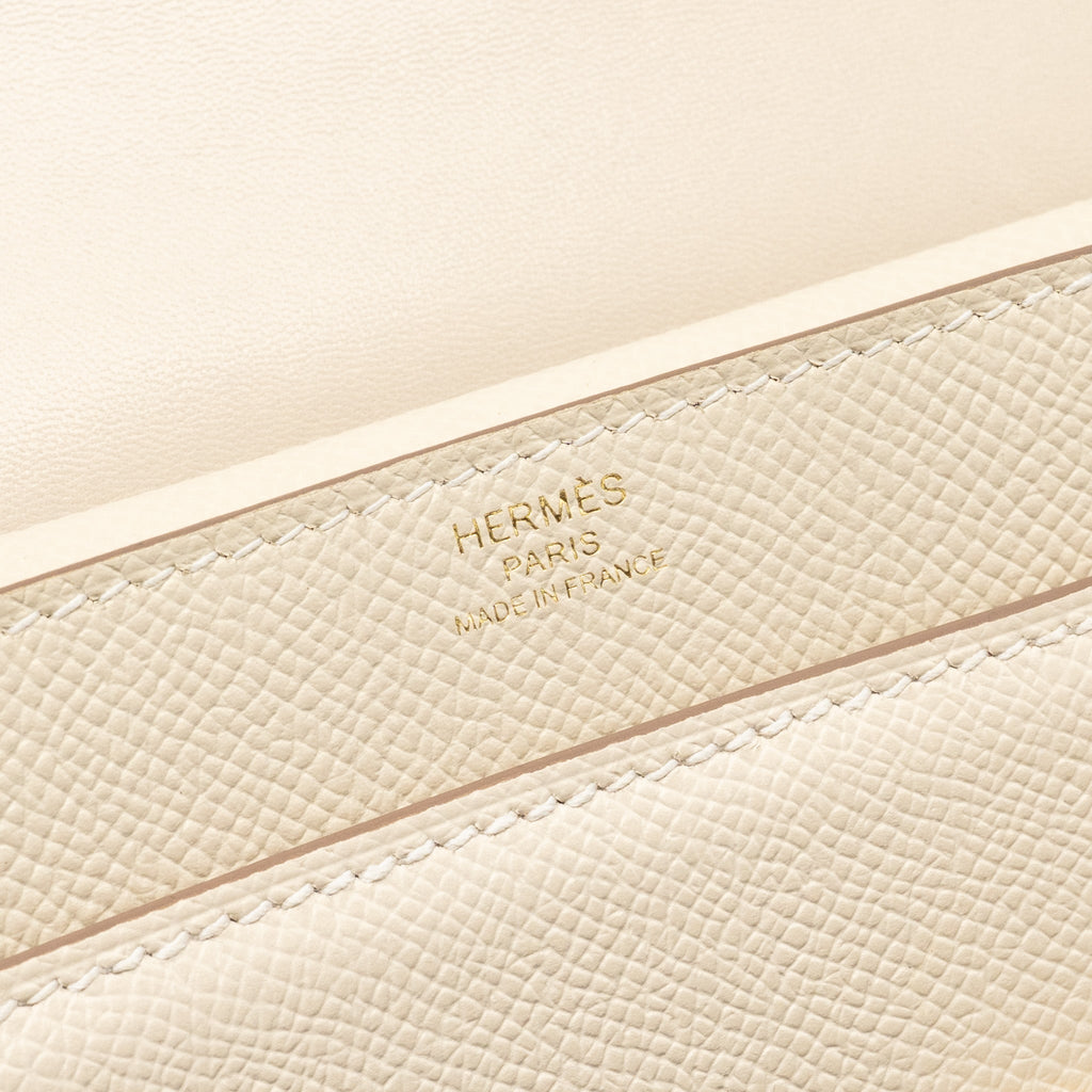 Hermes Verrou 23 Epsom Craie LGHW