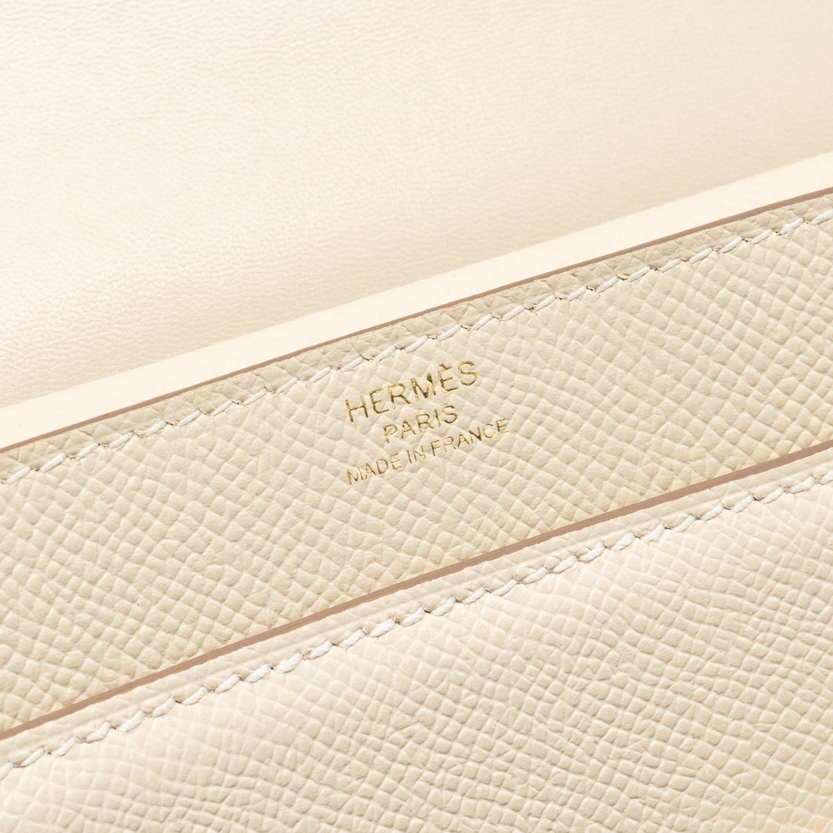 Hermes Verrou 23 Epsom Craie LGHW