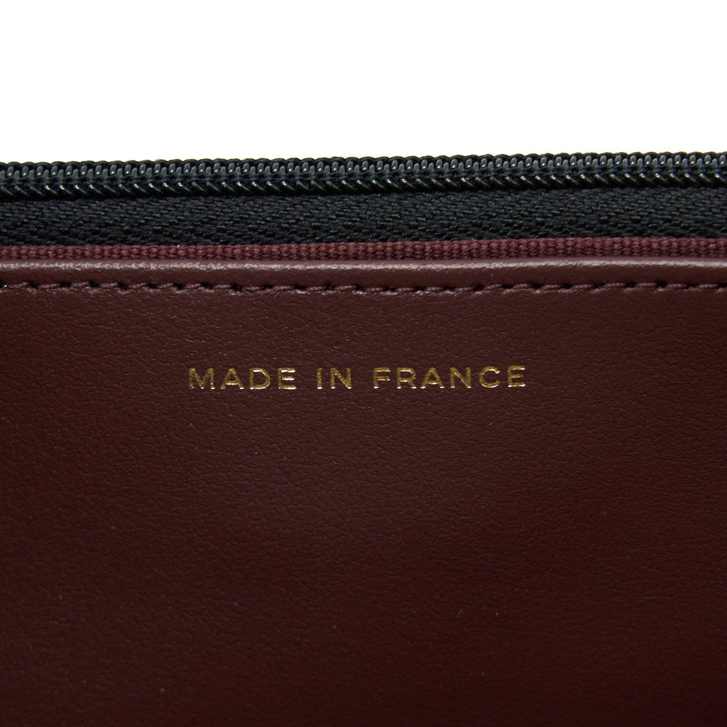 CHANEL CLASSIC WALLET ON CHAIN CAVIAR BLACK GHW (MICROCHIP)