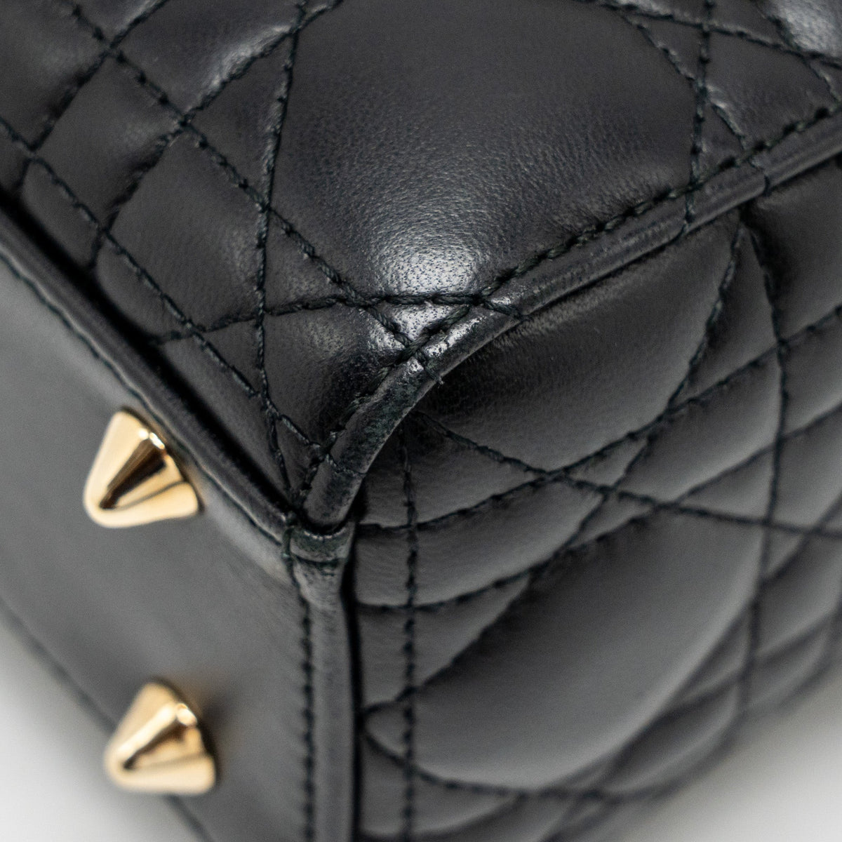 DIOR MY ABC SMALL LADY DIOR LAMBSKIN BLACK LGHW
