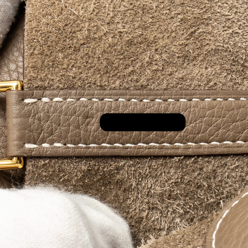 HERMES PICOTIN 22 LOCK BAG CLEMENCE ETOUPE GHW