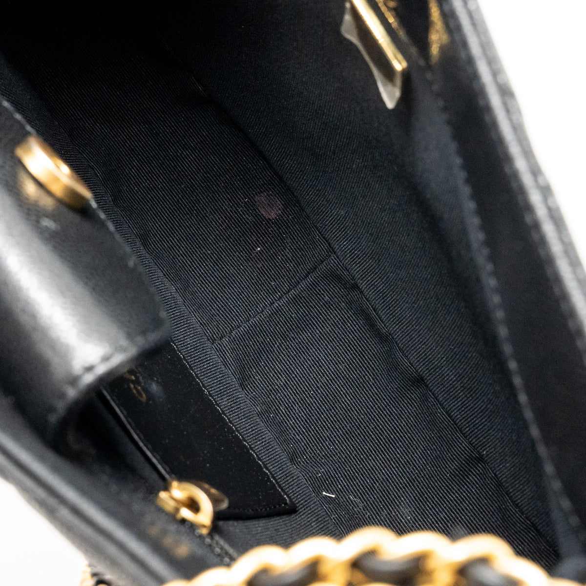 Chanel quilted hobo shoulder bag caviar black GHW (microchip)