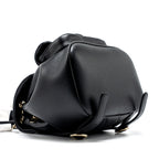 CHANEL 24P MINI DUMA BACKPACK CALFSKIN BLACK LGHW (MICROCHIP)