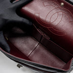 CHANEL 2.55 226 REISSUE FLAP BAG AGED CALFSKIN BLACK RUTHENIUM HARDWARE