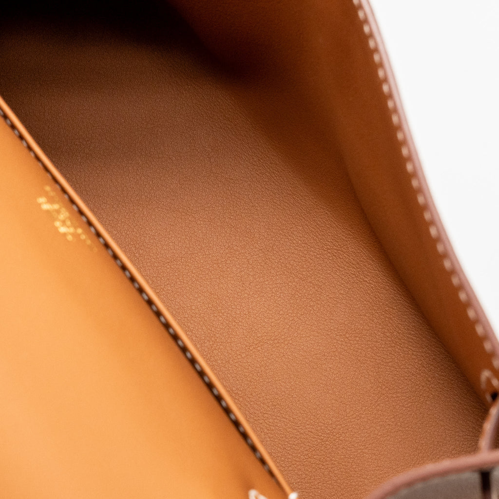 Hermes Kelly Pochette Swift Gold GHW