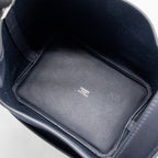 Hermes Cargo Picotin 18 Lock Bag Canvas/Swift Bleu Marine/Caban SHW