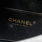 Chanel quilted hobo shoulder bag caviar black GHW (microchip)