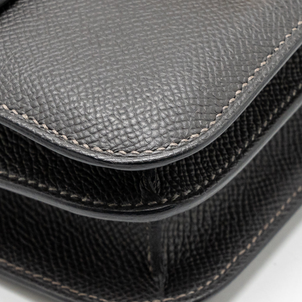 Hermes Mini Constance Epsom Graphite LGHW