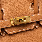 Hermes Birkin 25 togo gold GHW