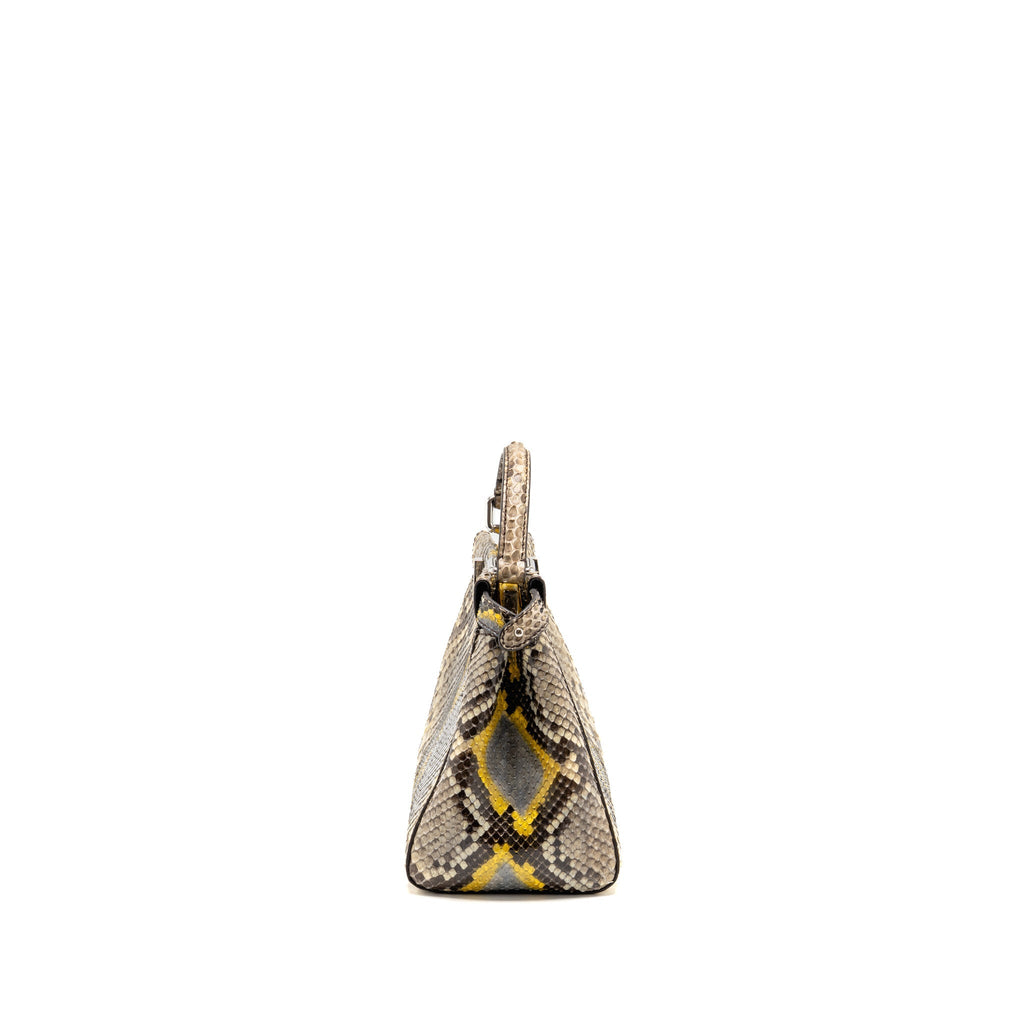Fendi small peekaboo Iconic Petite natural Python multicoloured SHW