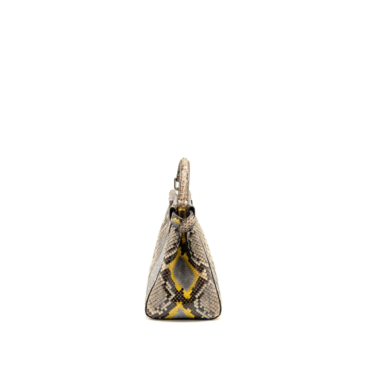 Fendi small peekaboo Iconic Petite natural Python multicoloured SHW