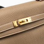 HERMES Kelly 25 Togo Etoupe GHW