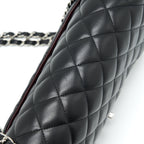 CHANEL JUMBO CLASSIC DOUBLE FLAP LAMBSKIN BLACK SHW