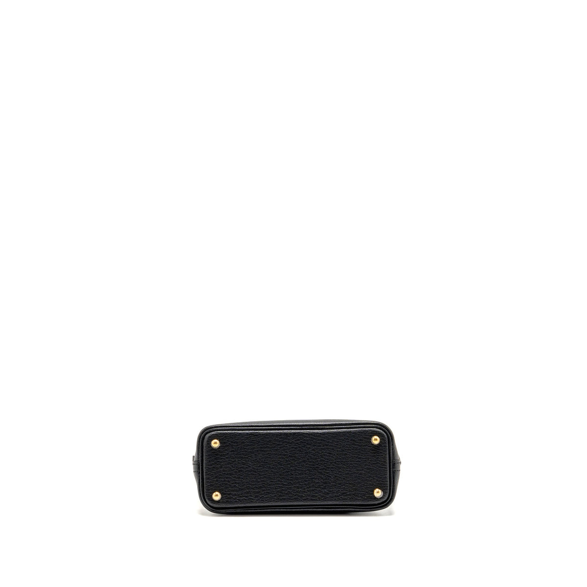 Hermes Mini Bolide 1923 Chèvre Mysore Black GHW