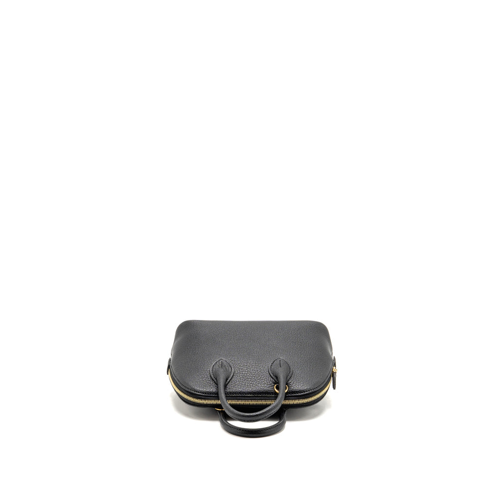 Hermes Mini Bolide 1923 Chèvre Mysore Black GHW