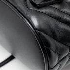 GUCCI GG MARMONT BACKPACK CALFSKIN BLACK GHW