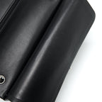 CHANEL JUMBO CLASSIC DOUBLE FLAP LAMBSKIN BLACK SHW