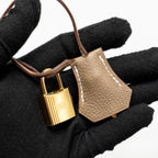 HERMES Kelly 25 Togo Etoupe GHW