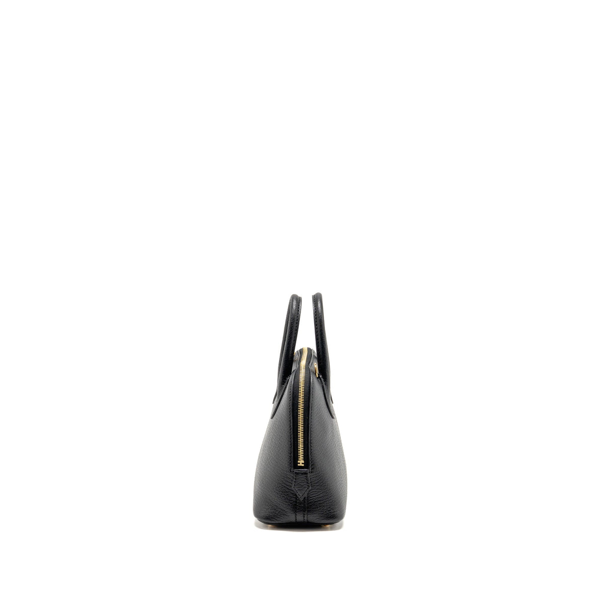 Hermes Mini Bolide 1923 Chèvre Mysore Black GHW