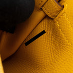 Hermes kelly to go epsom jaune amber GHW