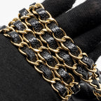 CHANEL MEDIUM CLASSIC DOUBLE FLAP BAG CAVIAR BLACK GHW