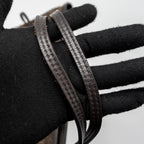 LOUIS VUITTON VINTAGE NEVERFULL MM FABRIC DARK BROWN GHW