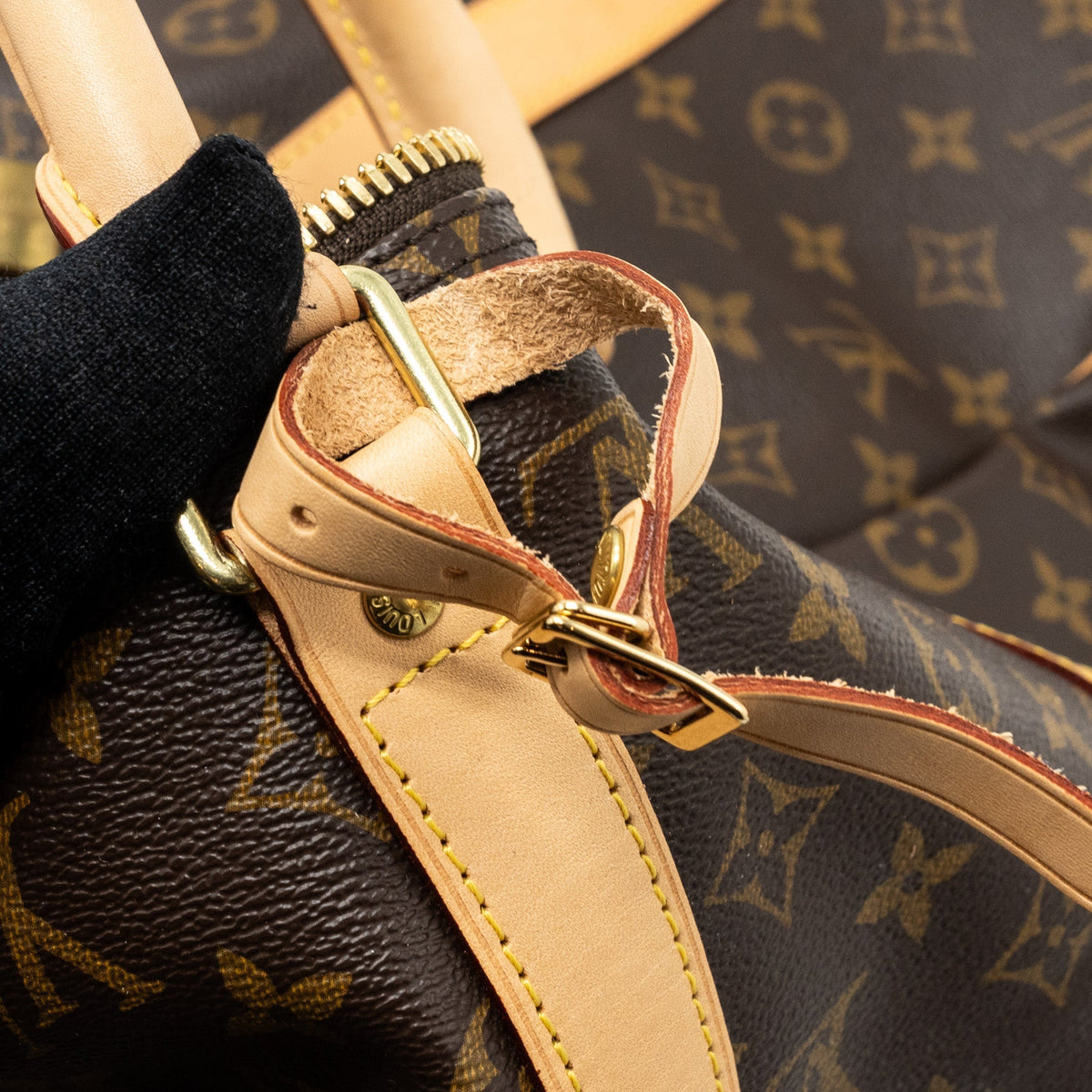 LOUIS VUITTON KEEPALL BANDOULIRE 50 MONOGRAM CANVAS GHW