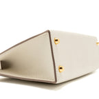 Hermes Mini Kelly II epsom craie GHW