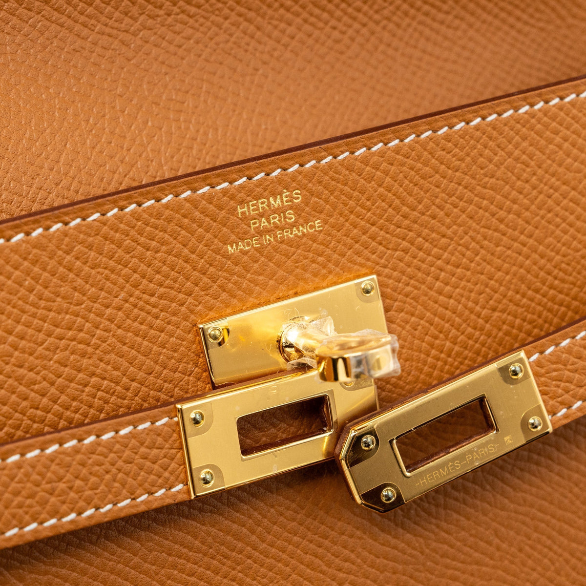 HERMES KELLY LONG WALLET EPSOM GOLD GHW