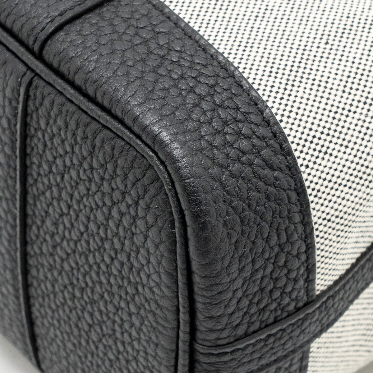HERMES NEO GARDEN PARTY 23 CANVAS/NEGONDA ECRU/NOIR SHW