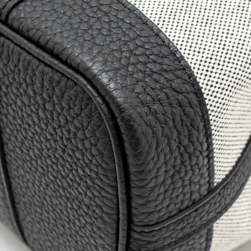 HERMES NEO GARDEN PARTY 23 CANVAS/NEGONDA ECRU/NOIR SHW