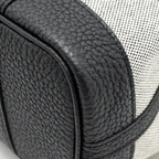HERMES NEO GARDEN PARTY 23 CANVAS/NEGONDA ECRU/NOIR SHW