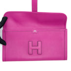 Hermes Jige Elan 29 Clutch Swift L3 Rose Purple