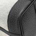 HERMES NEO GARDEN PARTY 23 CANVAS/NEGONDA ECRU/NOIR SHW
