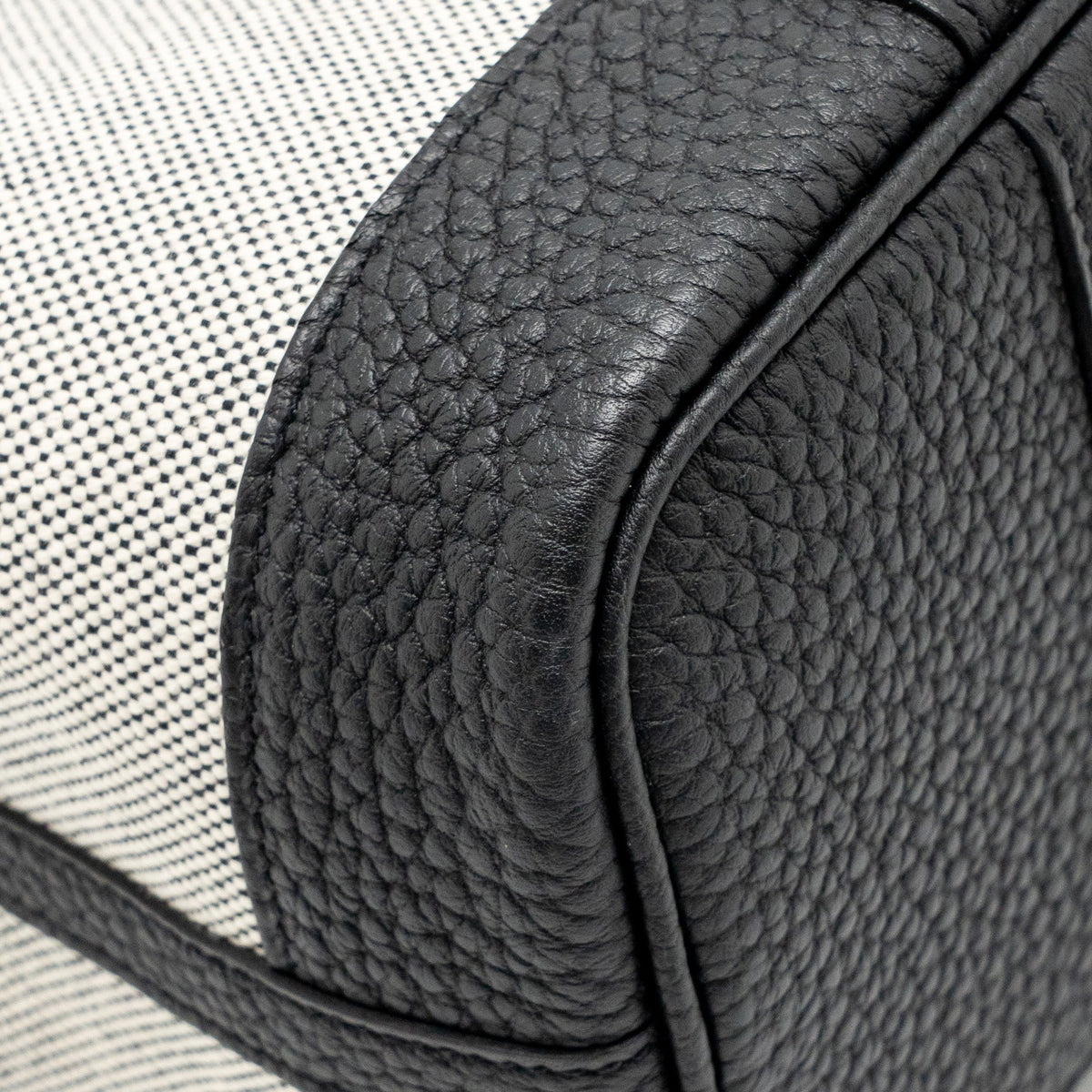 HERMES NEO GARDEN PARTY 23 CANVAS/NEGONDA ECRU/NOIR SHW