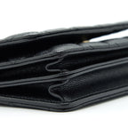 CHANEL MINI WALLET ON CHAIN CAVIAR BLACK LGHW