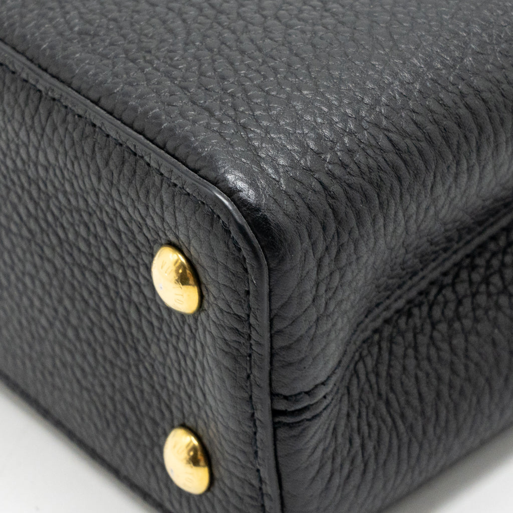 Louis Vuitton mini capucines Taurillon black GHW