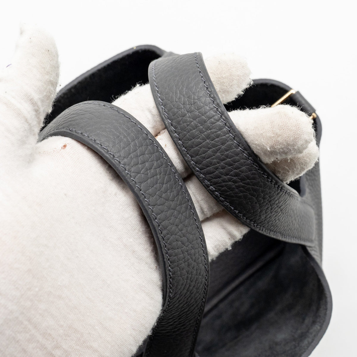 Hermes Picotin 18 Lock bag Clemence Ardoise LGHW